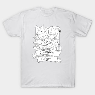 Dungeons and Doggos Emblem T-Shirt